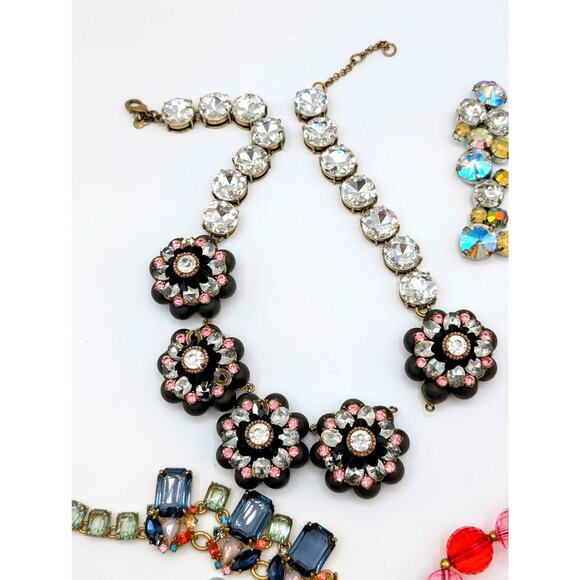 Lot of Five Broken/Missing Stones J. Crew Kate Spade Statement Necklaces - Picture 4 of 10